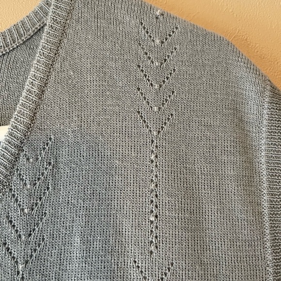 Vintage Napa Valley Beaded Embroidered Wool Sweater Vest Size Large - Picture 3 of 11